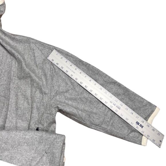 Tanya Taylor Women's M/L Grey And Floral Cadence Wool-Blend Robe Coat NWT $765‎ - Picture 8 of 13